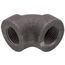 1/2" Black Cast Iron Steam 90° Elbow