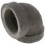 2-1/2" Black Cast Iron Steam 90° Elbow, Class 125