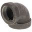 2-1/2" x 2" Black Cast Iron Steam 90° Elbow