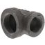 2" x 1-1/2" Black Cast Iron Steam 90° Elbow, Class 125