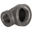 2" x 1-1/4" Black Cast Iron Steam 90° Elbow, Class 125