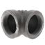 3" Black Cast Iron Steam 90° Elbow