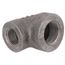 3/4" x 1/2" Black Cast Iron Steam 90° Elbow, Class 125