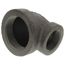 3" x 1-1/2" Black Cast Iron Steam 90° Elbow, Class 125
