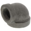 3" x 2" Black Cast Iron Steam 90° Elbow