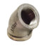 2" Black Cast Iron Drainage Long Turn 45° Elbow