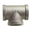2" x 1-1/2" Black Cast Iron Drainage Tee