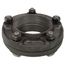 4" Black Cast Iron Steam Flange Union w/ Gasket, Class 125