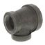 1-1/2" x 1" x 1" Black Cast Iron Steam Reducing Tee, Class 125