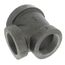 1-1/4" x 1/2" x 1/2" Black Cast Iron Steam Reducing Tee, Class 125