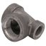 1-1/4" x 3/4" x 1" Black Cast Iron Steam Reducing Tee, Class 125