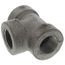 1/4" Black Cast Iron Steam Tee, Class 125
