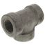 1/4" Black Cast Iron Steam Tee, Class 125
