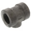 1/2" x 1/2" x 1/4" Black Cast Iron Steam Reducing Tee