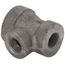 1" x 1/2" x 1/2" Black Cast Iron Steam Tee, Class 125