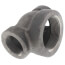 1" x 1" x 1-1/2" Black Cast Iron Steam Reducing Tee