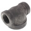1" x 1" x 1-1/2" Black Cast Iron Steam Reducing Tee