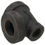 2" x 1-1/2" x 2" Black Cast Iron Steam Tee, Class 125