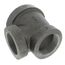 2" x 1" x 1-1/2" Black Cast Iron Steam Reducing Tee, Class 125
