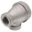 2" x 1" x 1" Black Cast Iron Steam Tee, Class 125