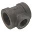 2" x 2" x 1-1/4" Black Cast Iron Steam Tee, Class 125
