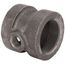 2" x 2" x 1/2" Black Cast Iron Steam Tee, Class 125