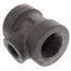 3" x 3" x 1-1/2" Black Cast Iron Steam Tee, Class 125