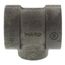4" x 4" x 2-1/2" Black Cast Iron Steam Tee, Class 125