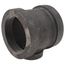 4" x 4" x 2" Black Cast Iron Steam Tee