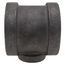 4" x 4" x 2" Black Cast Iron Steam Tee