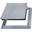 8" x 8" (Frame Opening) FD-8060 Non Hinged: Flush Diamond Plate Floor Door