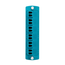 SDX Precision Molded Fiber Adapter Plate (aqua), 50/125um Multimode Laser Optimized Om3/4, Duplex Lc, 12 Fibers, Zirconia Ceramic Sleeve