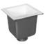 12" X 12" A.R.E. Floor Sink, 10" Sump, 4" No-Hub Connection w/ Sediment Bucket (3/4 Grate)