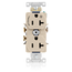 Duplex Receptacle, Heavy-Duty Split-Circuit, 20A 125V NEMA 5-20R, 2P 3W (Light Almond)
