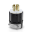 30A, 277/480V 3-Phase Y, NEMA L22-30P, 4P, 5W, Locking Plug, Grounding (Black/White)