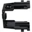 Single-Gang Plastic Box Extender Center Section for FE102/FES102 (Black)