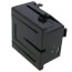 2-Gang Gangable Plastic Box w/ Brackets for New Construction (Black)