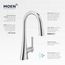 Kurv Smart Pulldown Touchless Kitchen Faucet (Chrome), 9126EVC