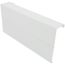 12" Left End Cap for UF-2 Baseboard (White)