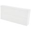 12" Right End Cap for UF-2 Baseboard (White)