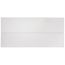 12" Right End Cap for UF-2 Baseboard (White)