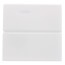 6" Left End Cap for UF-2 Baseboard (White)