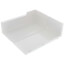 6" Left End Cap for UF-2 Baseboard (White)