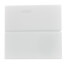 6" Right End Cap for UF-2 Baseboard (White)