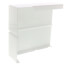 6" Right End Cap for UF-2 Baseboard (White)