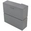 6" Right End Cap for UF-2 Baseboard (Runtal Steel - Dark Grey)