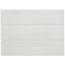 12" Left End Cap for UF-3 Baseboard (White)
