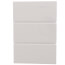 6" Right End Cap for UF-3 Baseboard (White)