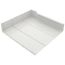 9" Left End Cap for UF-3 Baseboard (Glacier Grey)