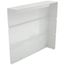 9" Left End Cap for UF-3 Baseboard (White)